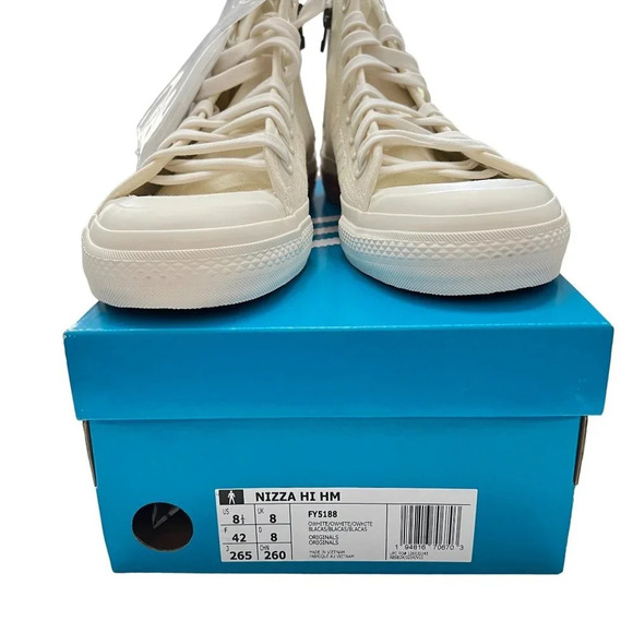 Adidas Nizza Hi HM Unisex Hi Tops Mens 8.5 Womens 10 - Picture 7 of 7